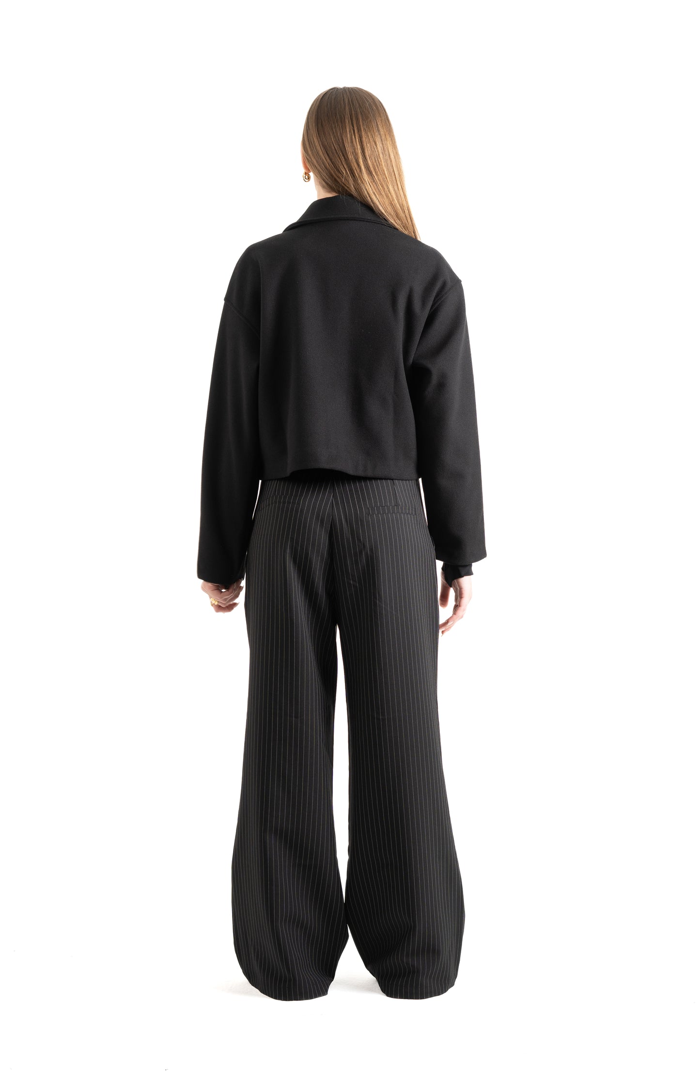 WOMEN’S BLACK WOOL BLEND JACKET