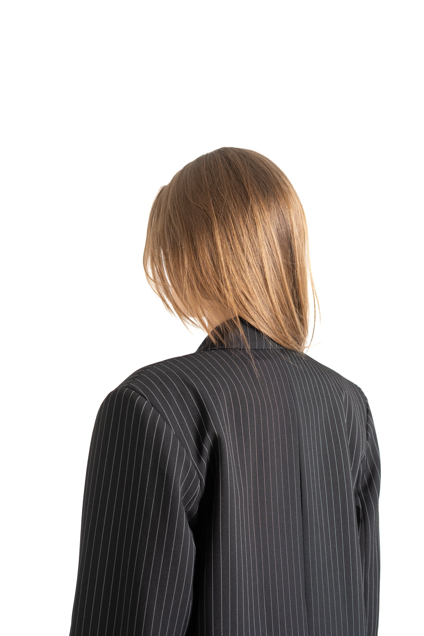 Black Striped Blazer