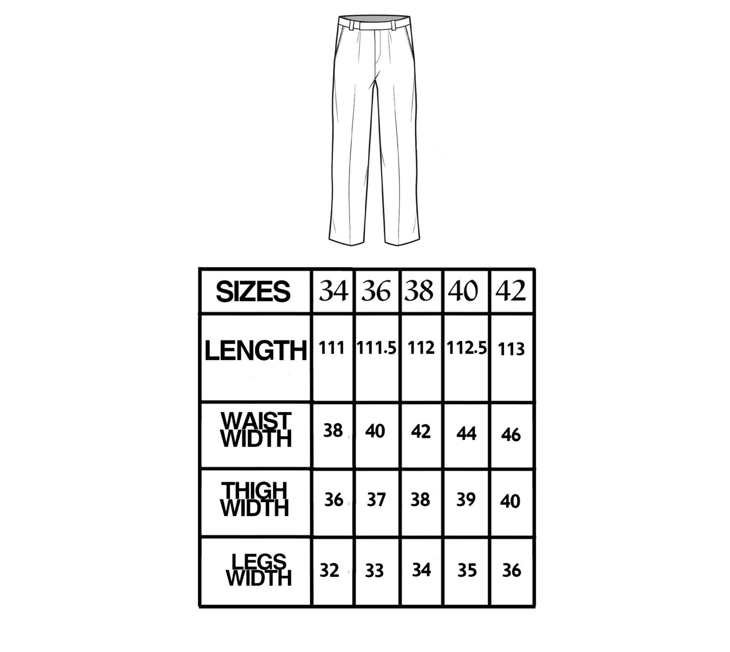 Black Striped Pants