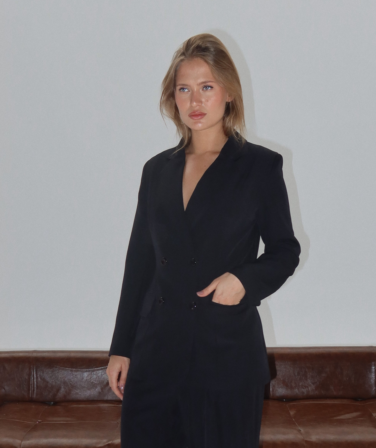 BLACK SUIT SET BLAZER/PANTS