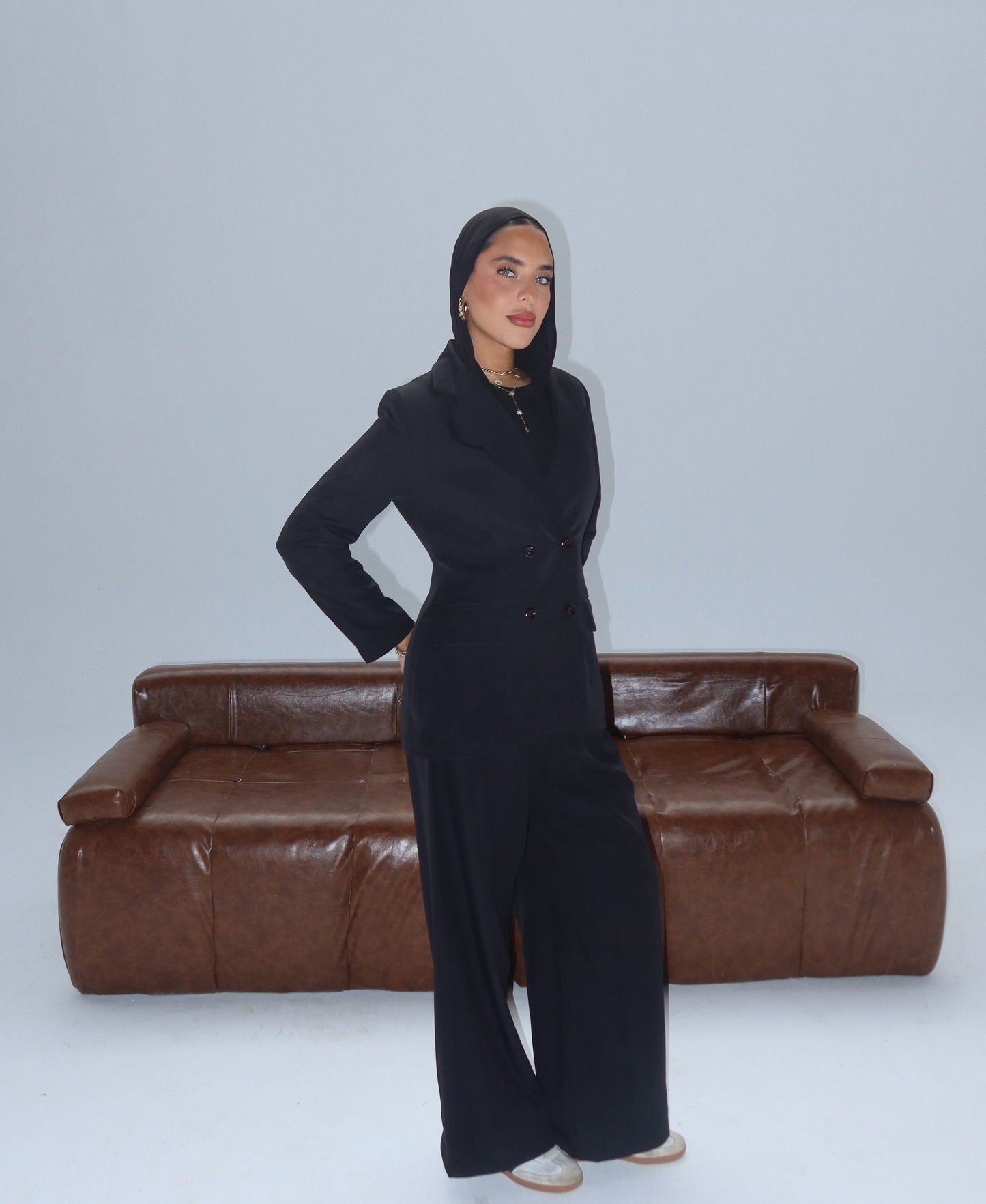 BLACK SUIT SET BLAZER/PANTS