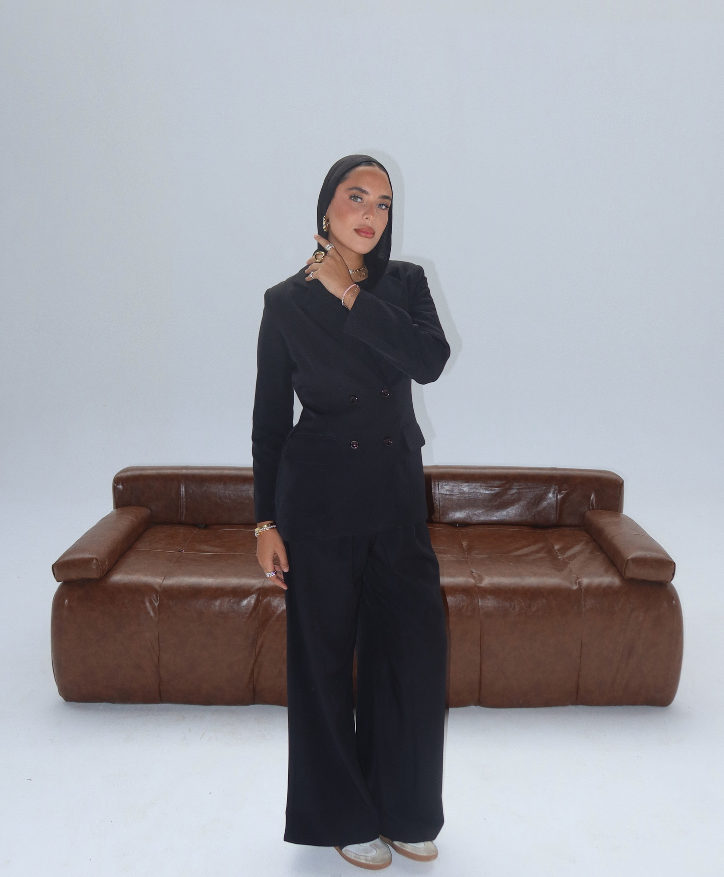 BLACK SUIT SET BLAZER/PANTS