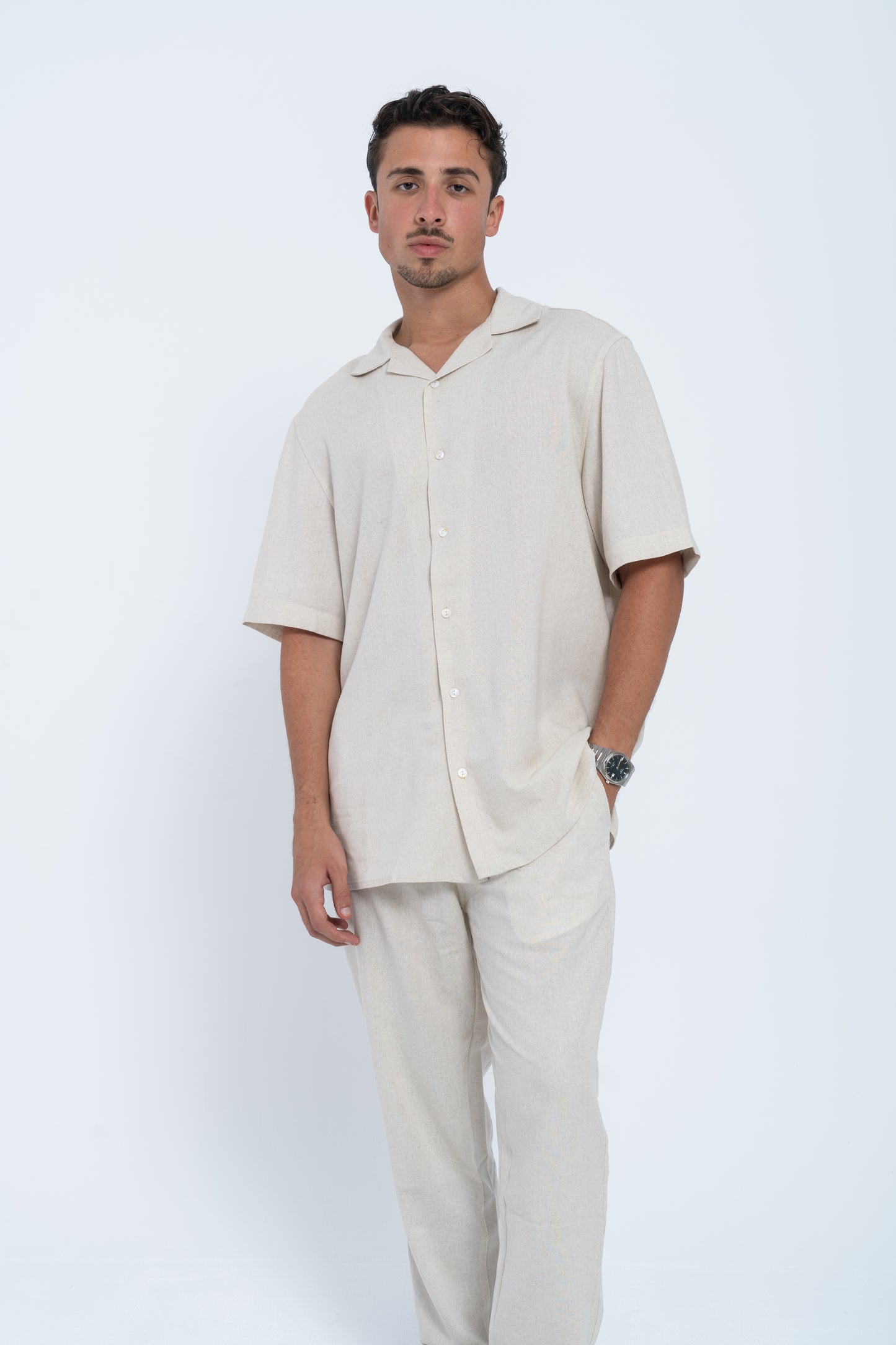 Sandstone Linen Shirt