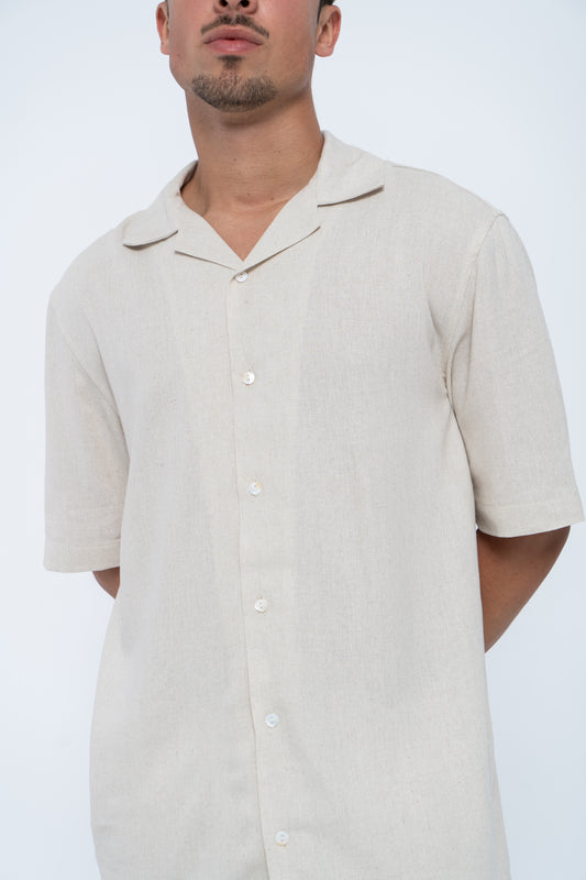 Sandstone Linen Shirt