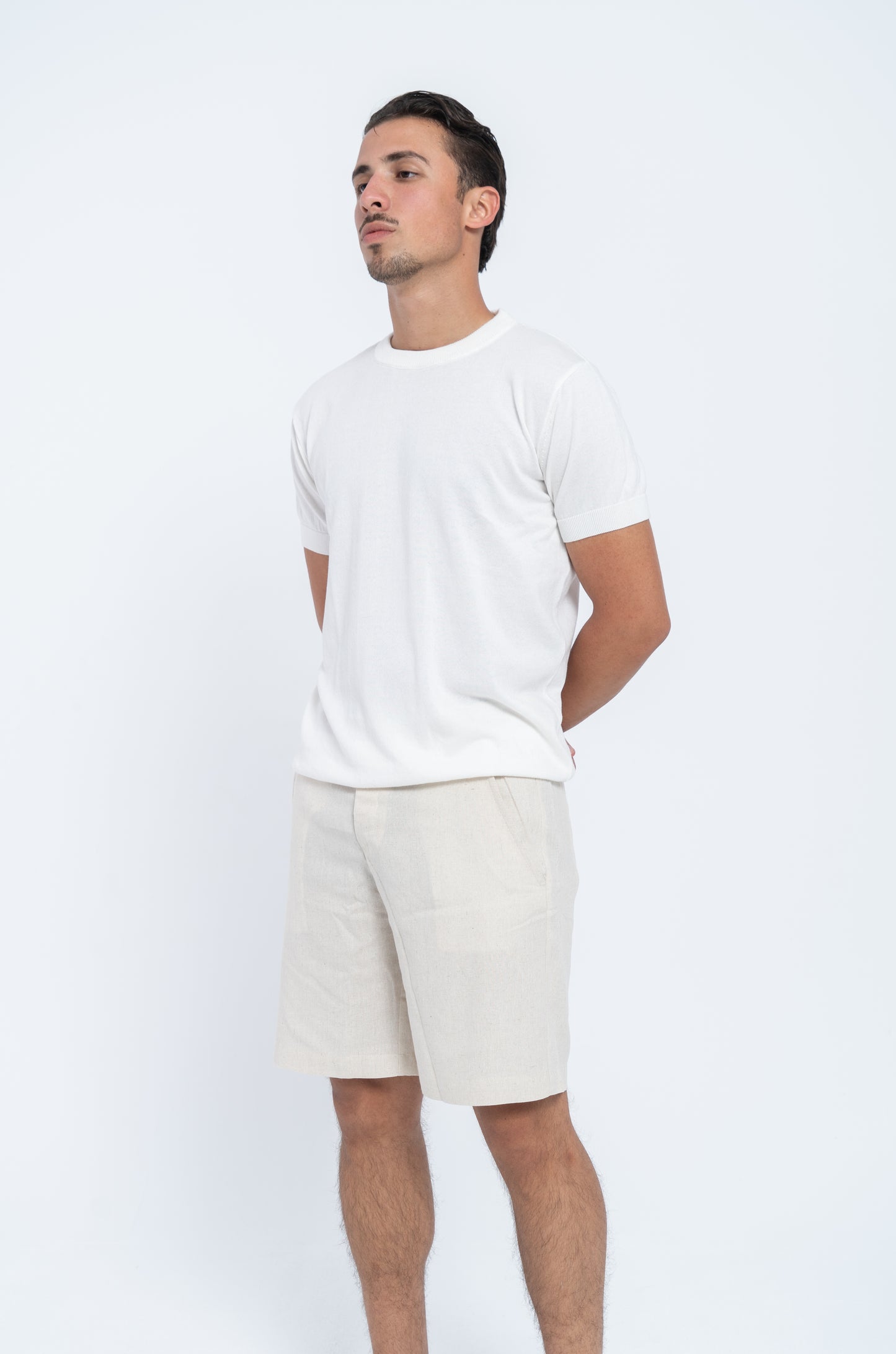 Sandstone Linen Shorts