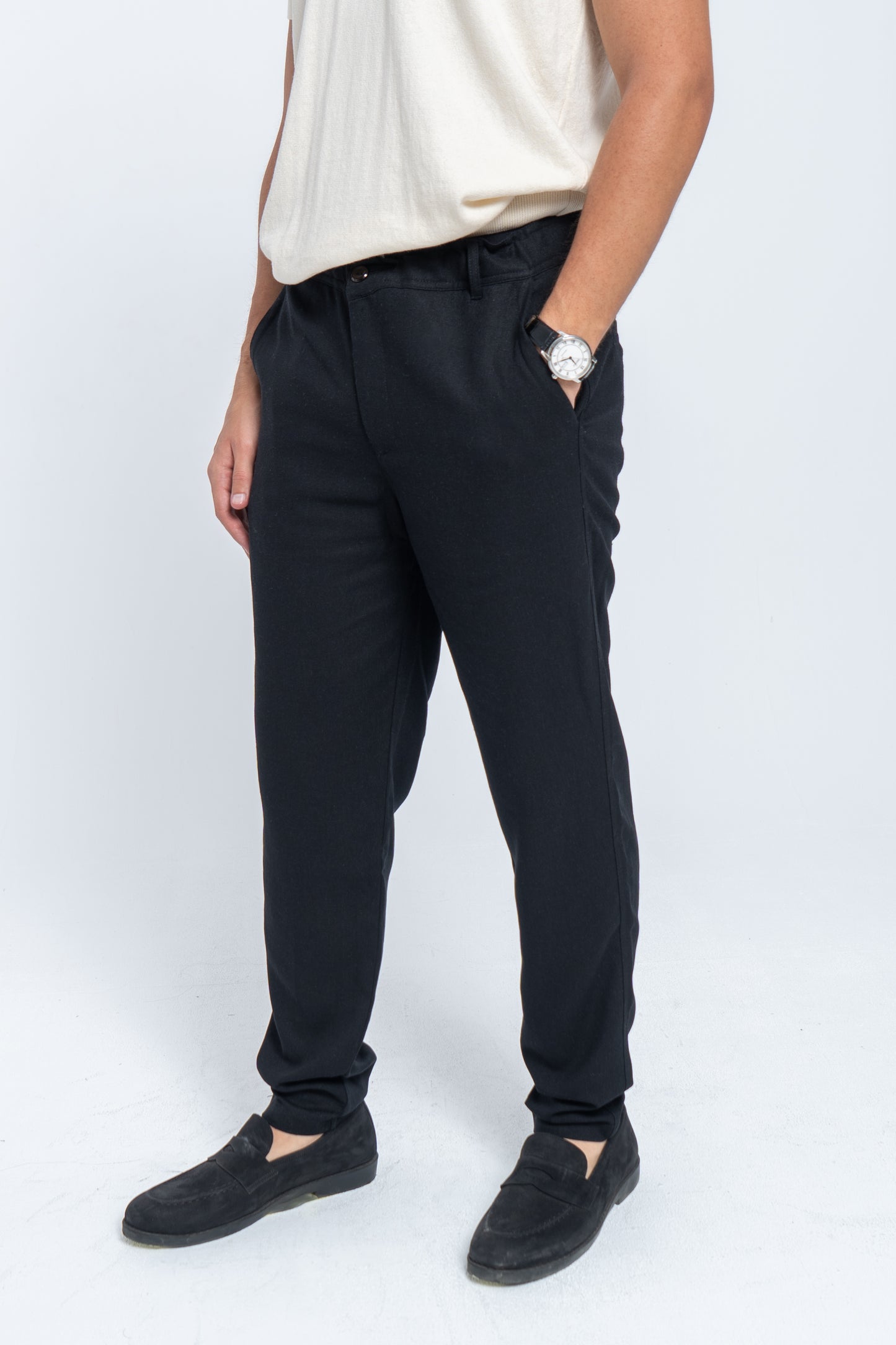 Black Linen Pants