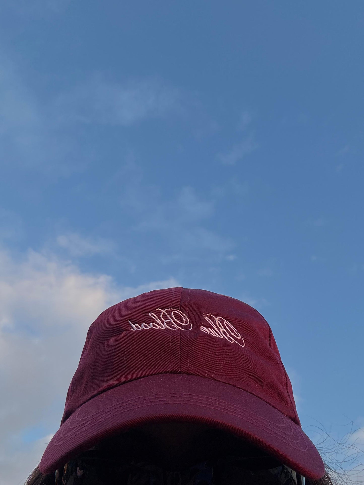 UNISEX BURGUNDY CAP