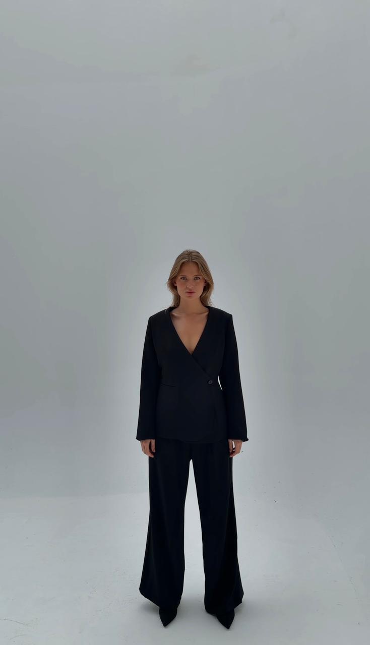 Button Blazer/Pants Set