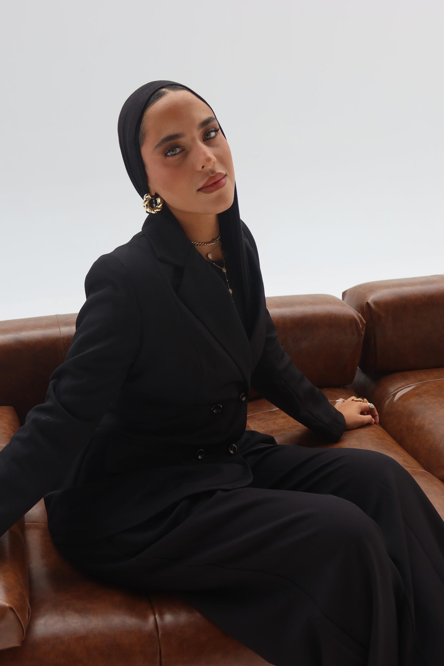 BLACK SUIT SET BLAZER/PANTS